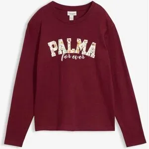 bonprix Langarmshirt aus purer Baumwollerot 48Damen