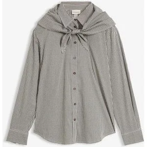 bonprix Bluse mit abnehmbarem Schaldetailrot 50Damen