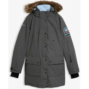 bonprix wasserdichte Funktions-Outdoor-Longjacke mit Kapuzegrau 54Damen