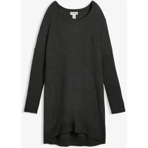 bonprix Longpullover aus Viskose-Mix, mit Langarm, für Wintermode, Oversize Passform