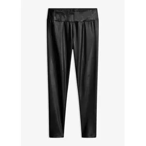 bonprix Lederimitat-Leggings mit Thermo Funktionschwarz 48Damen