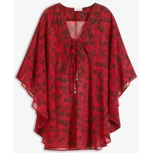 bonprix Strandtunikarot 48Damen
