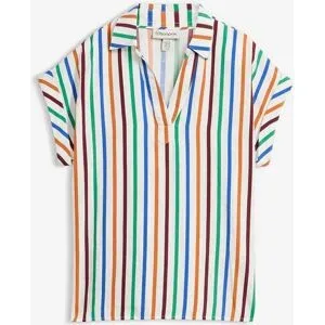 bonprix Tunikabluse aus Viskose-Mixweiß 48Damen