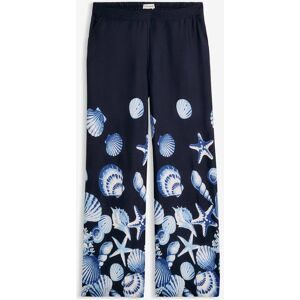 bonprix Palazzo-Hose aus fließender Viskoseblau 42Damen
