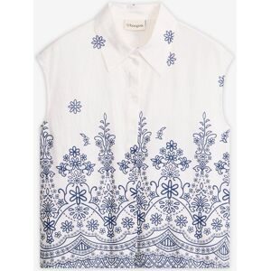 bonprix Bluse aus fließendem Viskose-Mixweiß 52Damen