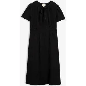 bonprix Tunika-Kleid aus Musselinschwarz 52Damen