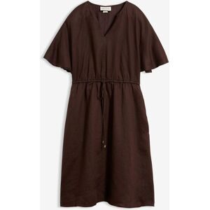 bonprix Kleid aus reinem Leinenbraun 44Damen