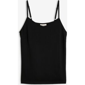 bonprix Spaghettiträger-Top aus fließendem Lyocell-Mixschwarz 44Damen