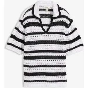 bonprix Weites Strickshirtschwarz 36Damen