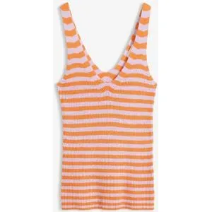 bonprix Stricktop aus Viskose-Mixlila 52Damen