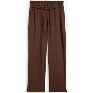 bonprix Jersey-Schlupfhose aus strukturiertem Crêpebraun 40Damen