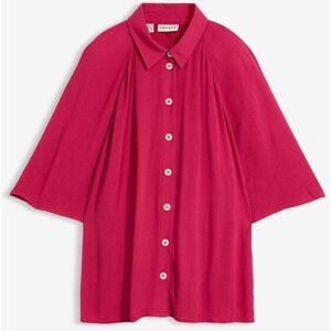 bonprix Oversize-Bluse aus strukturierter Viskosepink 46Damen