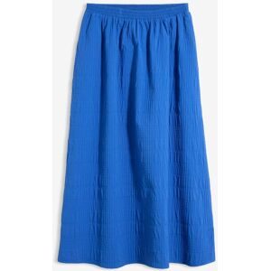 bonprix Leichter Midirock mit Strukturblau 46Damen