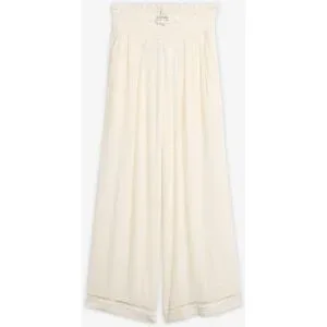 bonprix Culotte aus strukturierter Viskoseweiß 36Damen