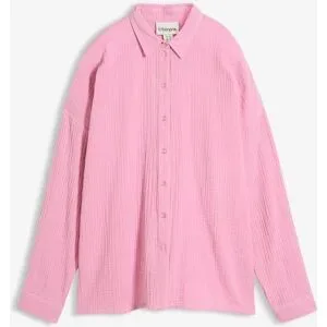 bonprix Weite Bluse in Used Optikrosa 44Damen