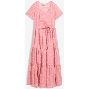 bonprix Kleid mit kurzen Ärmelnrosa 52Damen