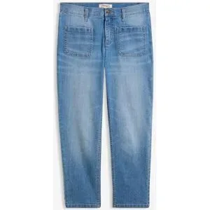 bonprix Slim-Fit-Jeans High Waist croppedblau 54Damen