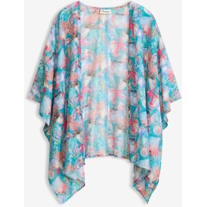 bonprix Transparenter Strandkimonoblau 48Damen