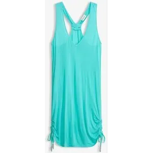bonprix Strandkleid aus feiner Viskoseblau 36Damen