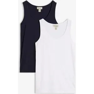 bonprix Tanktop (2erPack)blau 56Damen