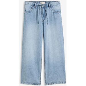 bonprix Wide-Leg-Jeans, croppedblau 38Damen