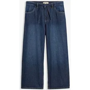 bonprix Wide-Leg-Jeans, croppedblau 36Damen