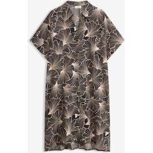 bonprix Strandbluse aus reiner Baumwolleschwarz 40Damen