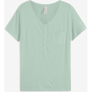 bonprix T-Shirt aus Baumwoll-Viskose-Mixgrün 52Damen