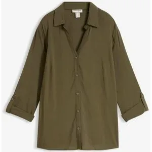 bonprix Leichte Bluse aus fließender Viskosegrün 42Damen
