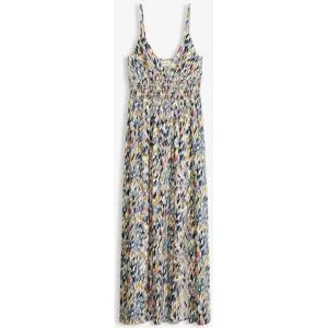 bonprix Maxikleid aus fließender Viskoseweiß 40Damen