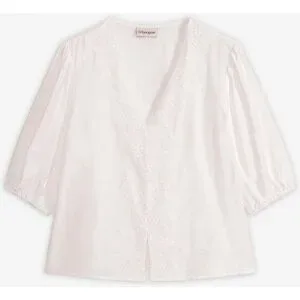 bonprix Bluse aus Viskose-Mixweiß 40Damen