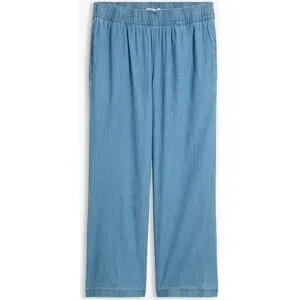 bonprix Wide-Leg-Jeans, High Waist, croppedblau 46Damen