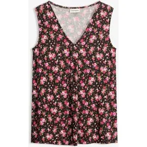 bonprix Jersey-Top aus Viskose-Mixschwarz 36Damen