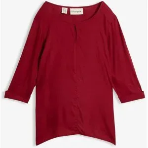 bonprix Blusenshirt aus reiner Viskoserot 38Damen