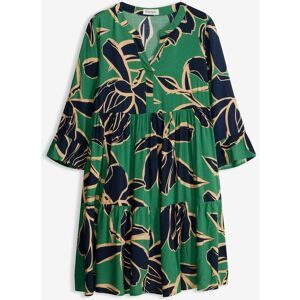 bonprix Tunikakleid figurumspielende Passform, mit trendigem Muster, Sommerkleid