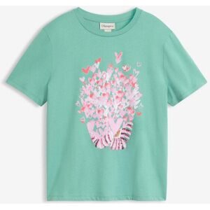 bonprix T-Shirt aus reiner Baumwollegrün 44Damen