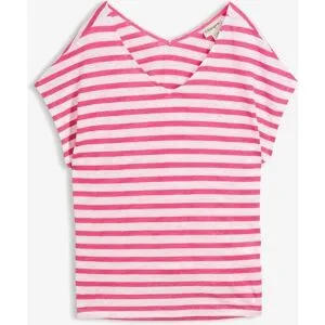 bonprix Shirt aus reinem Leinen mit Fledermausärmelnpink 52Damen