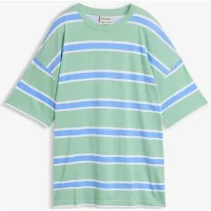 bonprix Boxy-Shirt aus Baumwoll- Viskose - Mixgrün 40Damen