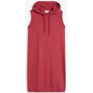 bonprix Shirtkleid aus elastischem Baumwoll-Mixrot 52Damen