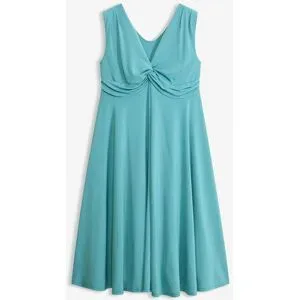 bonprix Shirtkleid mit V-Ausschnittpetrol 36Damen
