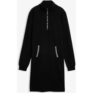 bonprix Sweatkleid für den Alltag, mit langem Arm, aus Viskose-Mix, Casual Stil