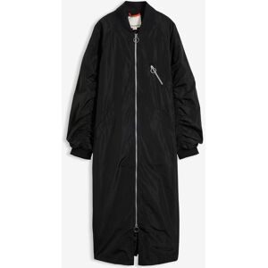 bonprix Blouson-Mantel mit Strickkragenschwarz 56Damen