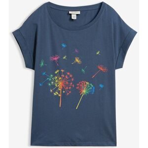 bonprix T-Shirt bequeme Passform, Kurzarm-Design, aus Baumwolle
