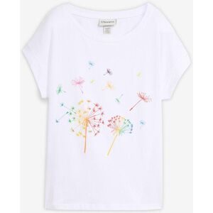 bonprix T-Shirt bequeme Passform, Kurzarm-Design, aus Baumwolle