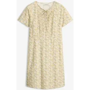 bonprix Kurzes Kleid aus leichter Baumwollegelb 46Damen