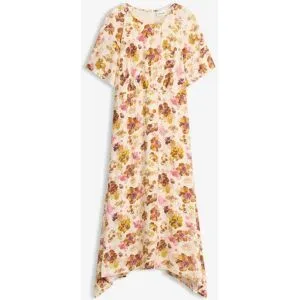 bonprix Kleid mit asymmetrischem Saumbeige 48Damen