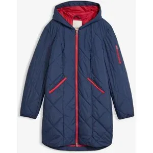 bonprix Steppmantel mit Kapuze zweifarbigblau 36Damen