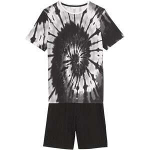 bonprix T-Shirt und Jersey-Bermuda (2-tlg.Set)schwarz 152Knaben