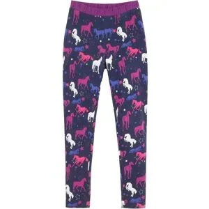 bonprix Thermo-Leggings mit Pferdemotivblau 128Mädchen