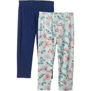 bonprix Capri-Leggings mit Bio-Baumwolle (2er Pack)blau 164Mädchen